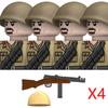 High-Quality Ww2 Italian Army Style High-Quality Army Military Figure High-Quality Building High-Quality Blocks Infantry High-Quality Figures