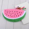 Watermelon Pencil Case Cute Fruit Kawaii Plush Large Capacity Pencil Bag Cosmetics Case For Kids Gift School Suppli Stationery