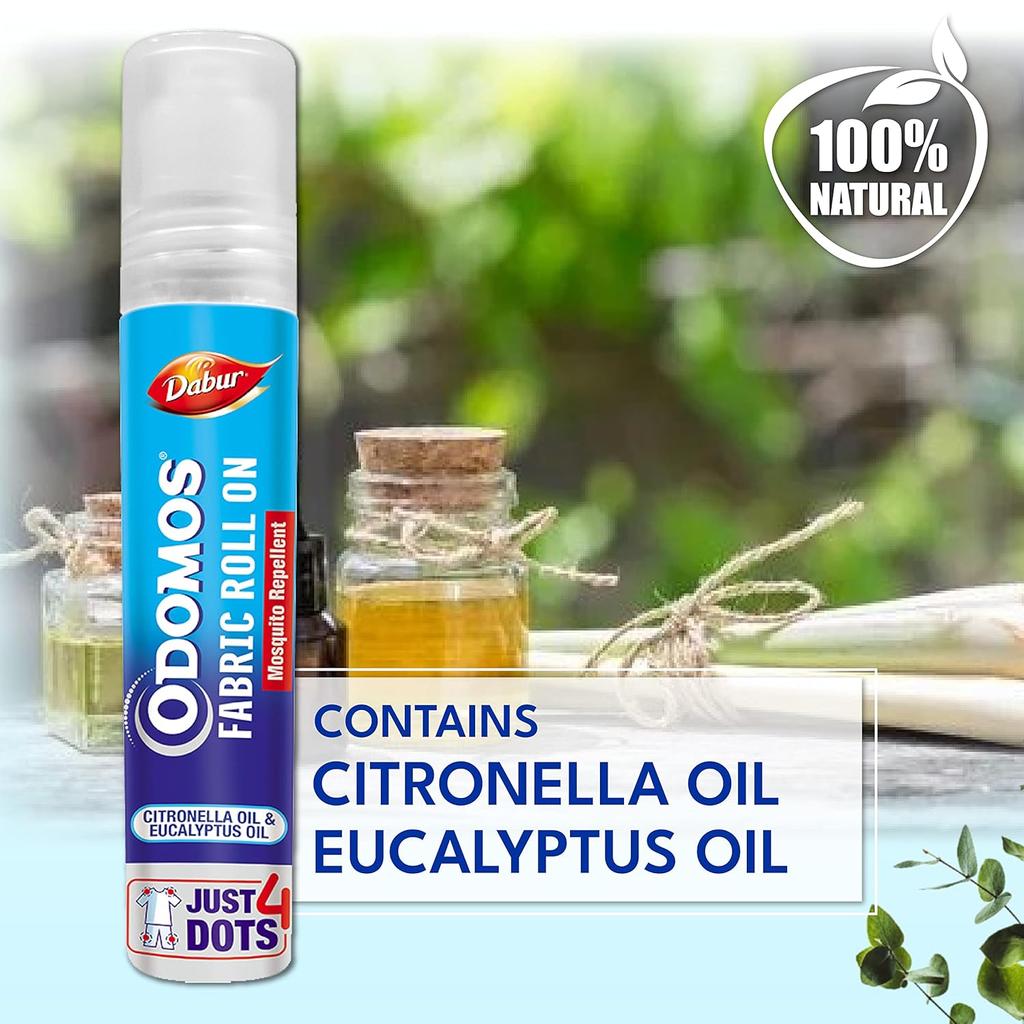 Odomos Stoff Roll-On Mückenschutz 8ml 8 Stunden Schutz Kinderarztzertifiziert