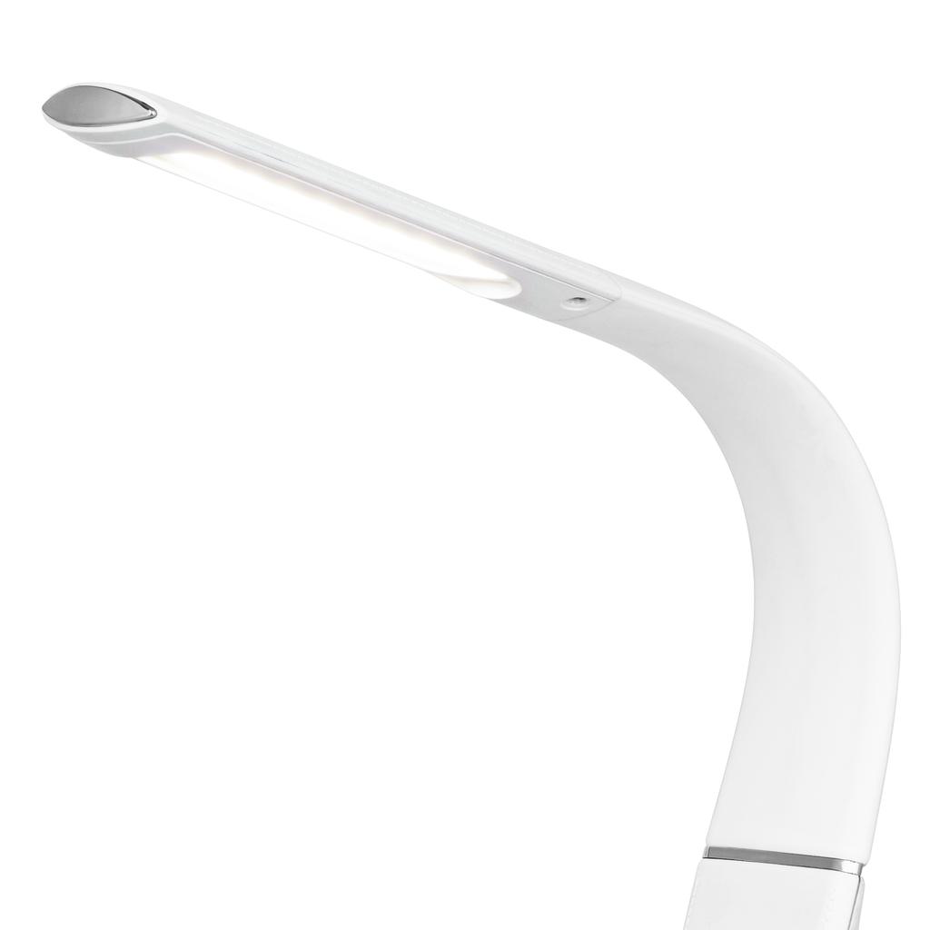 LED Desk Lamp Night Light Adjustable LCD Alarm Clock 7W USB Rebel