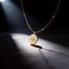 Vintage Geometric Copper Necklace With Locking Clasp For Womens Fashion Jewelry