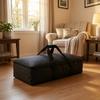Padded Speaker Bag with Interior Divider Safekeeping for Performances, Karaoke
