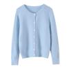 European and American Style, New Women's Clothing, Foreign Style, Versatile, Fashionable, Fashionable, Solid Color Cardigan Sweater
