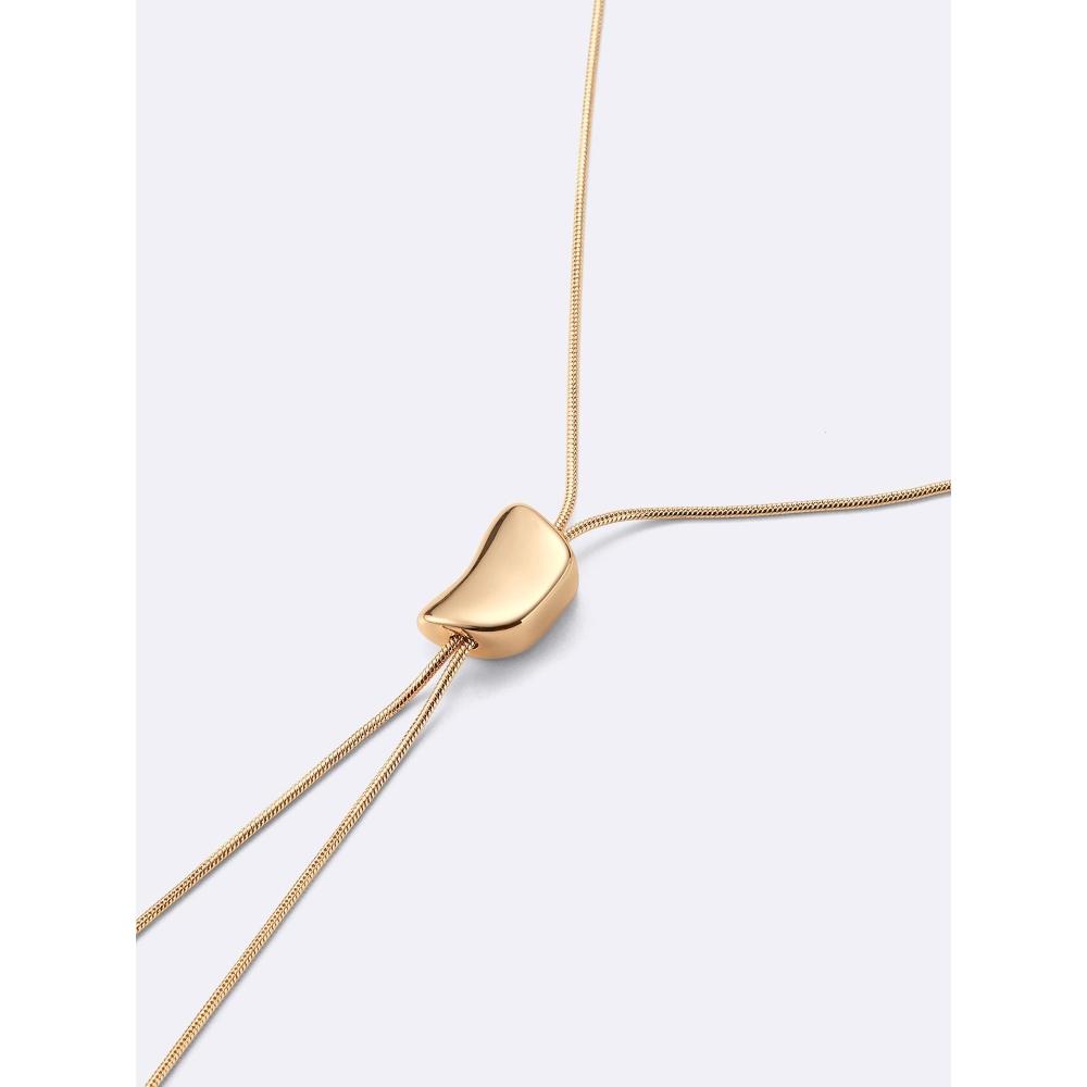 GU by Uniqlo Slide Chain Narrow Necklace