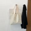 Large-capacity Shoulder Bag Women's 2026 New Style Small Fresh Floral All-matching Lace Mesh Artistic Handbag