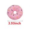 Welpen-Kauspielzeug Weiche Hunde-Donuts Plüsch-Haustier-Quietschspielzeug für kleine mittelgroße Hunde Haustier-Interaktives Spielzeug Hundezubehör