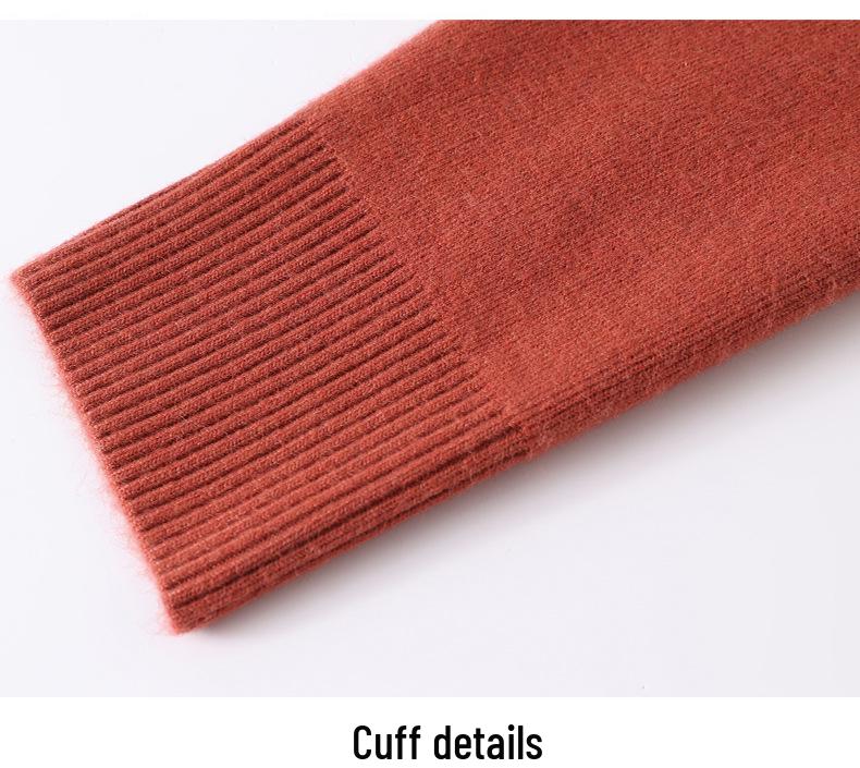 Mom's Winter Qipao-Style Two-in-One Velvet Sweater for Middle-Aged Women