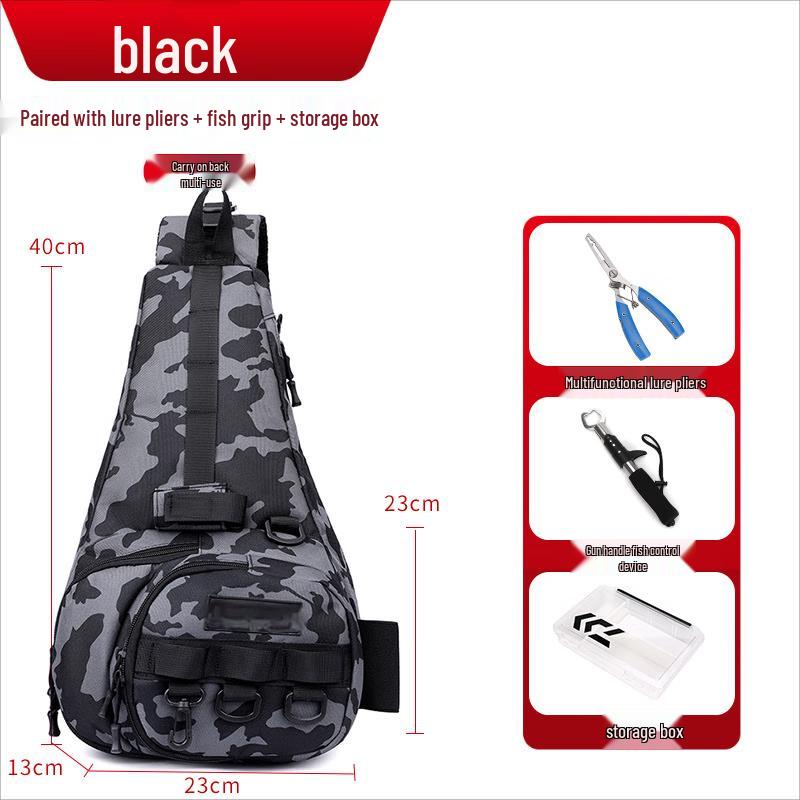 Oeny Fishing Shoulder Bag with Tools and Storage Box