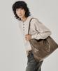 The-Abon Pio Faux Leather Shoulder Bag Brown