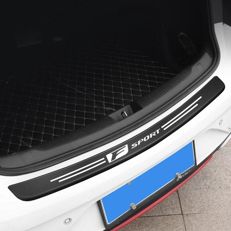 5 ks kožených nálepek na dveře auta prahové lišty z uhlíkových vláken proti poškrábání pro Lexus GS IS LS500h ES260 ES300h RX350h NX260 UX260 LM LC RZ