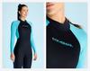 DIVE&SAIL 3MM Women's Plus Size Full Body Wetsuit for Snorkeling and Surfing