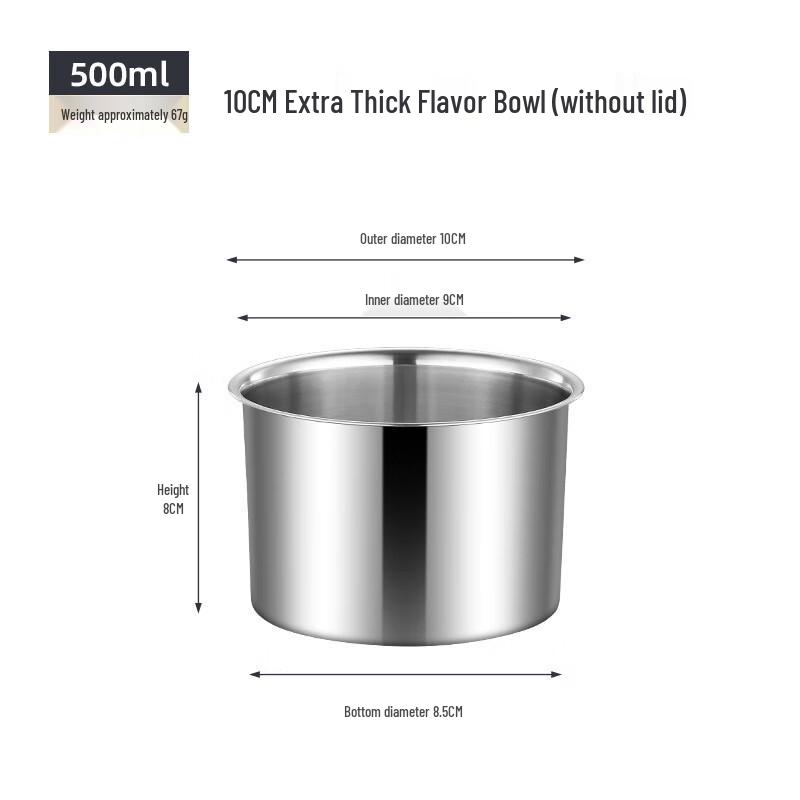 ZISIZ Extra Thick 304 Нержавеющая сталь Банка для специй