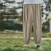 MOMOCO Boys' Summer Breathable Mesh Woven Cropped Casual Pants