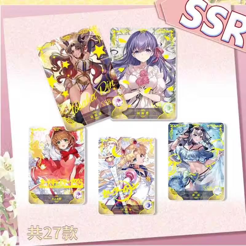 Goddess Story Anime Waifu Sammelkarten Box Set – Seltene SSR/SR Genshin Impact Charakterkarten Ideales Geschenk für Anime-Fans und Hobbyisten