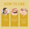 Castor Oil Eye Serum Anti-Wrinkle Remove Dark Circles Eye Bags Anti-Puffiness Lift Firm Ball Massage Moisturize Nourish Eye Care