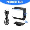 Magnetic Clip On LED Light Featuring Adjustable Brightness Levels Long Battery & Water Resistance for ACTION6