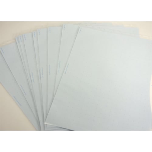 KOKUYO File Clear File Wave Cut Replacement Paper A4 Horizontal 2/20 Holes 10 Sheets Blue La-T885B