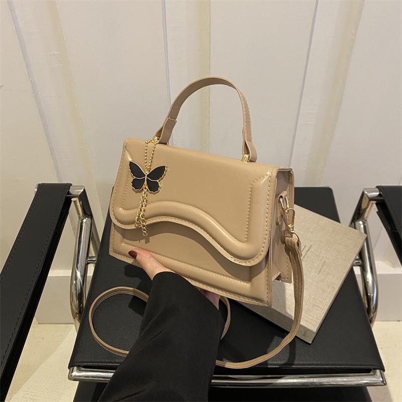 Chic Casual Small Square Bag 2024 Spring New Fashionable Shoulder Bag Trendy Handbag