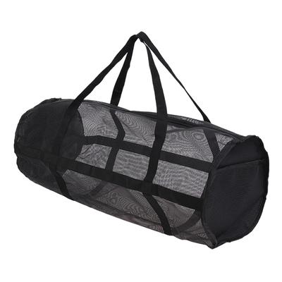 Schwarze Yoga-Matten-Tragetasche Basketball-Volleyball-Tasche Sport-Fitness-Aufbewahrungstasche Netz Pilates und Bodybuilding Sporttasche