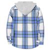 Children's Fashion Hooded Plaid All-match Casual Loose Shirt Long Sleeve Jacket
