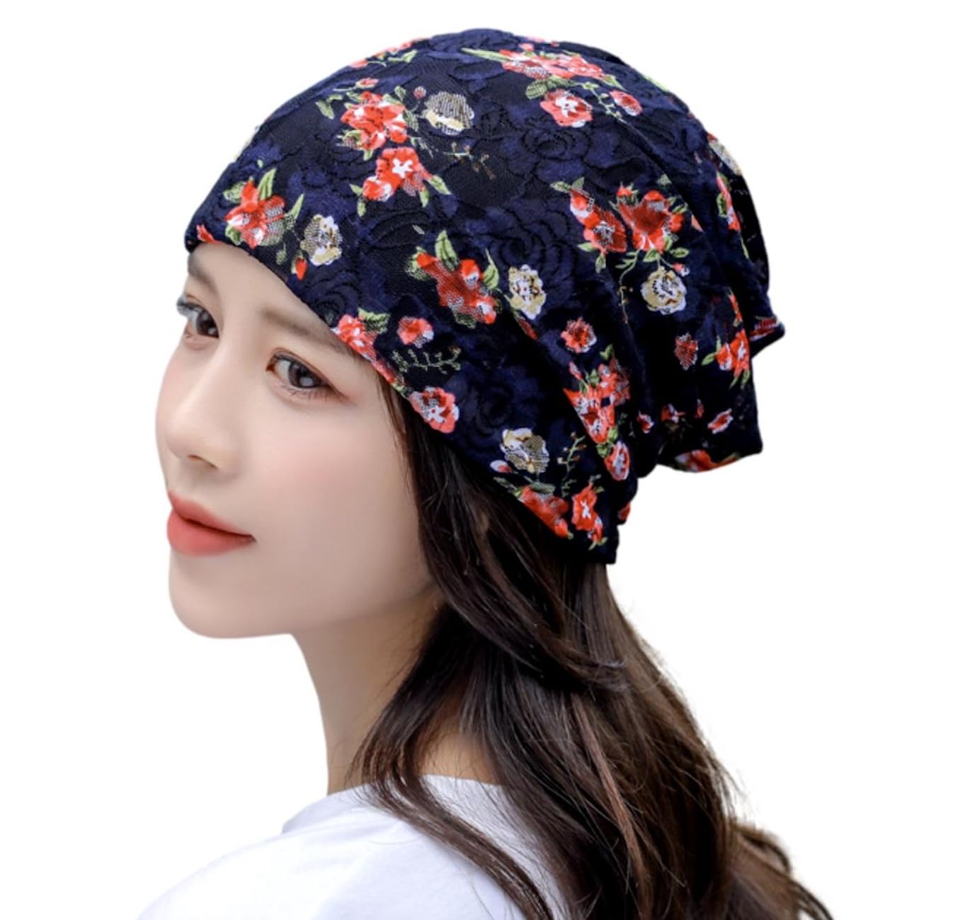 

Вязаная шапка-бини для медицинского ухода для женщин для и ухода УФ кепка газетчика вязаная черная [Electric Circus] шапка, шляпа, шляпа, шапка, шляпа, шапка, (маленькие цветы), круто,