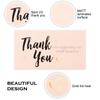 Gold Heart "Thank You For Supporting My Small Business" Pink Greeting Cards Business Thanks Notes