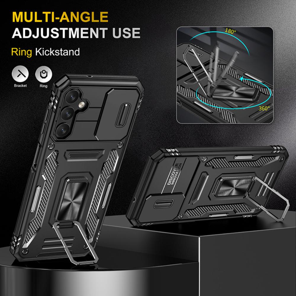 Kickstand Armor Shockproof Phone Case for Samsung A57 A27 A37 A17 A56 A36 A26 A16 A55 A35 A25 A15 A54 A34 A24 A14 A52 A13 A53 A33 S25fe Magnetic Cover