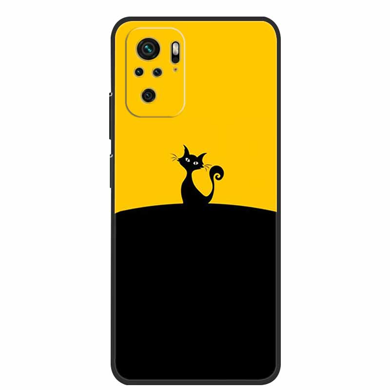 Für Xiaomi Poco M5s Hülle Luxus TPU Weiches Silikon Handy Rückseite für PocoM5s Stoßfest Blumen Niedliche Cartoon Blumen Neue Hülle