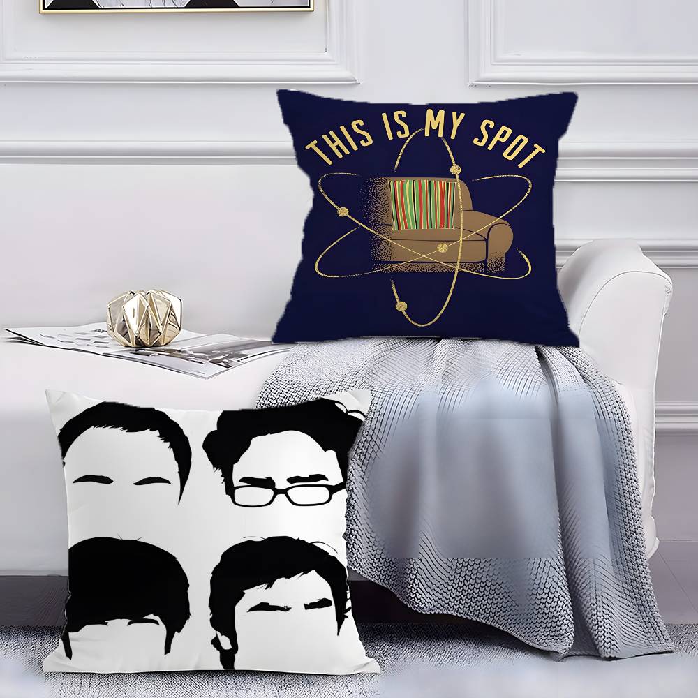 TV-Serie T-The Big Bang Theory-MT Kissenbezug Komfort Sofabett Seidig Elegant Unsichtbarer Reißverschluss Kissen Kissenbezug