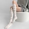 Damen Bandage Overknee-Socken Anime Cosplay Kostüm Riemchen Oberschenkelhohe Strümpfe Lange Stiefelsocken Strumpfwaren