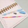 6PCs 6 In 1 Drawing Highlighter Colorful Ink Marker Gouache Color Pens Gel Pen Rainbow Color