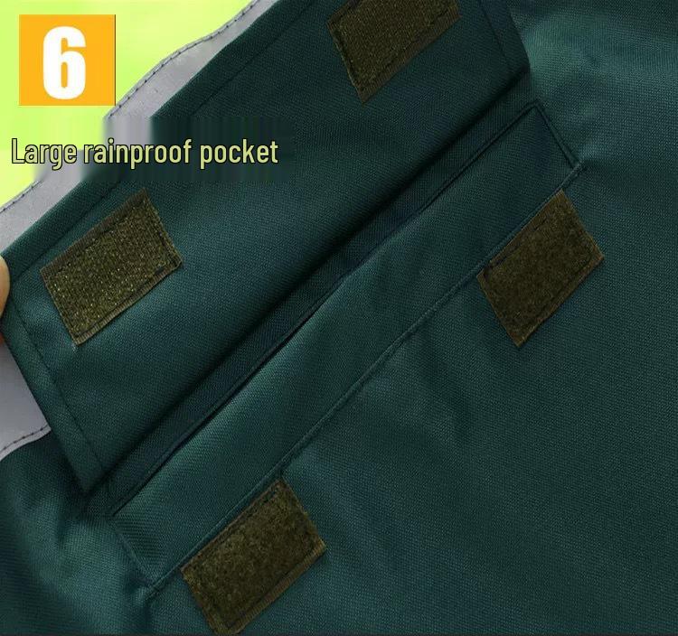 Neues Color-Block Sturmfestes 300D Oxford Outdoor Reflektierendes Regenmantelset