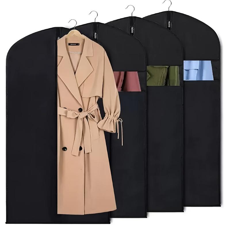 1 Stück Anzug Staubschutzhüllen, Hängende Kleideraufbewahrungstaschen für Hemd, Anzug, Kleid, Mantel, Tragbare Staubdichte Kleidersäcke
