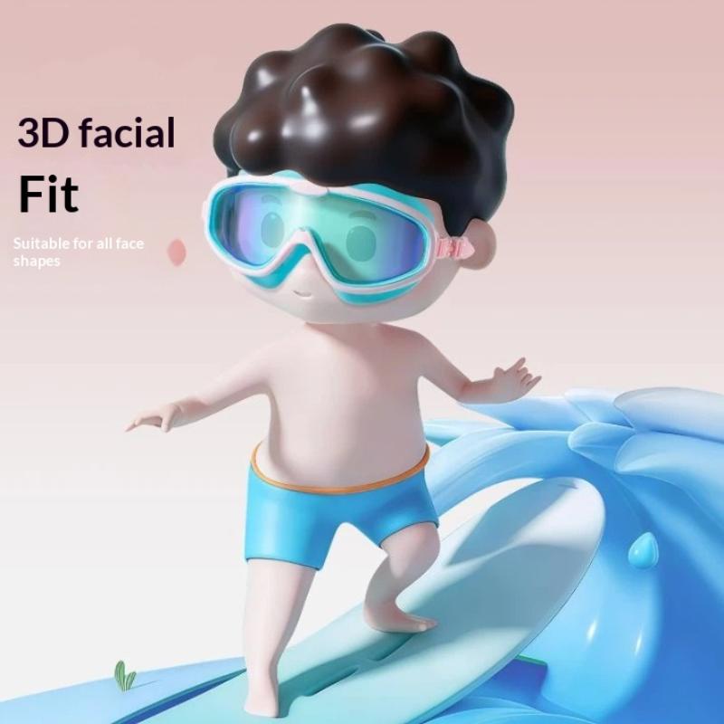 Professional Children Swimming Goggles Caps Waterproof Diving Goggles Anti Fog Competition Training Swimming For Boys Girls