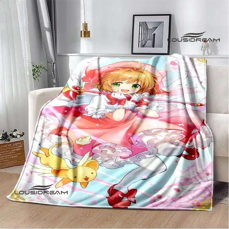 Card Captor Sakura Cartoon Decken Mode Decken Warme Flanell Weiche Bequeme Decke Haus Reise Decke Geburtstagsgeschenk
