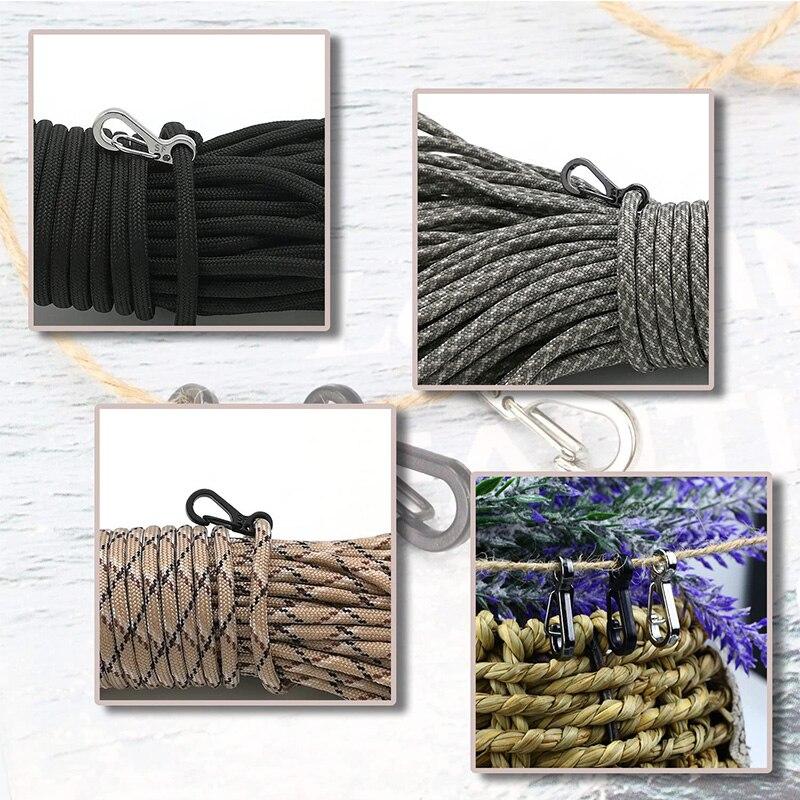 10Pcs/Lot Mini Carabiner Keychain Camping Gadgets Edc Survival Equipment Snap