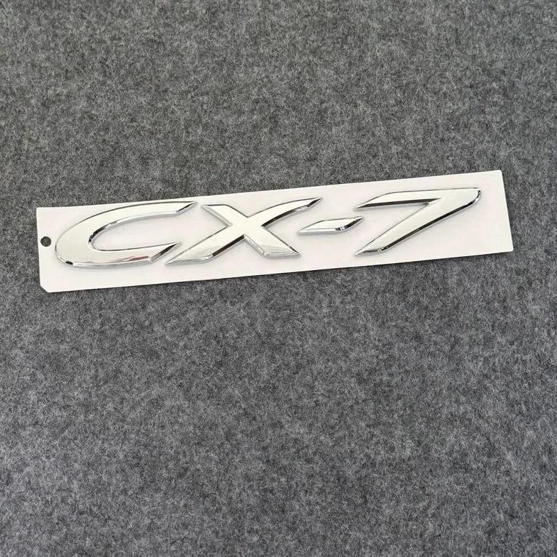 3D ABS CX-4 CX-5 Car Letter Badge Logo Trunk Decorative Sticker For Mazda 2 3 6 CX50 CX60 CX30 CX7 CX90  Demio black Accessories wcgvh11