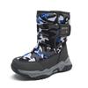 Kids Winter Snow Boots Girls Boys Waterproof Anti-Slip Warm Fleece-Lined Short Ankle Cold Weather