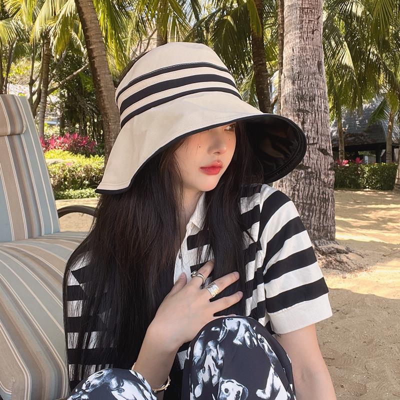 Summer Stylish Sun Protection Hat Women Korean Fashion Versatile Younger Look