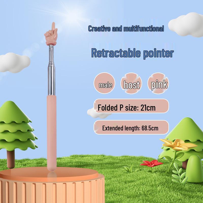 68cm Zatahovací ukazovátko pro děti a učitele: Učitelská hůlka do třídy a domů.