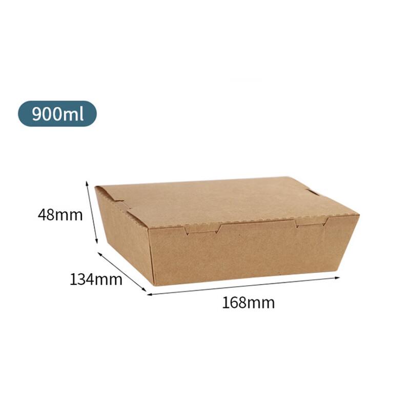 Disposable Kraft Paper Lunch Box