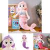Adorable Mermaid Stuffed Plush Doll Soft Toy Perfect For Girls Birthday Gifts