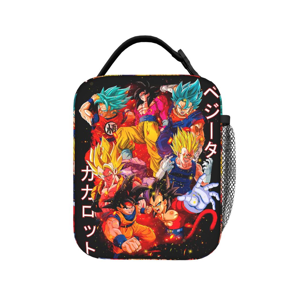 Charizard Smoke Sky Anime Lunch Box Field Picnic Lightweight Lunch Box For Girls Oxford Print Cooler Carrier Reliable Choice for Travel Needs