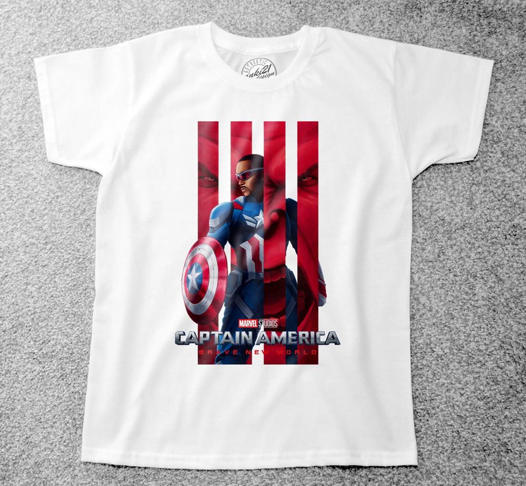 Captain America Brave New World 002 Childrens/Kids t-shirts
