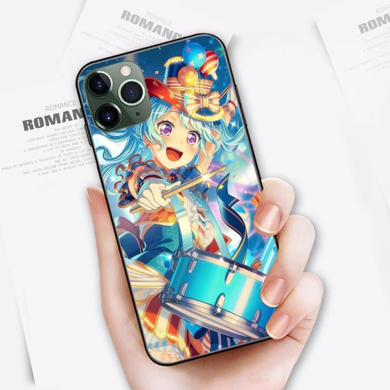 Husă de Telefon Drăguță Bang Dream Pentru IPhone 14 13 12 11 XS X 8 7 6 Plus Mini Pro Max SE 2022 Husă Moale Neagră