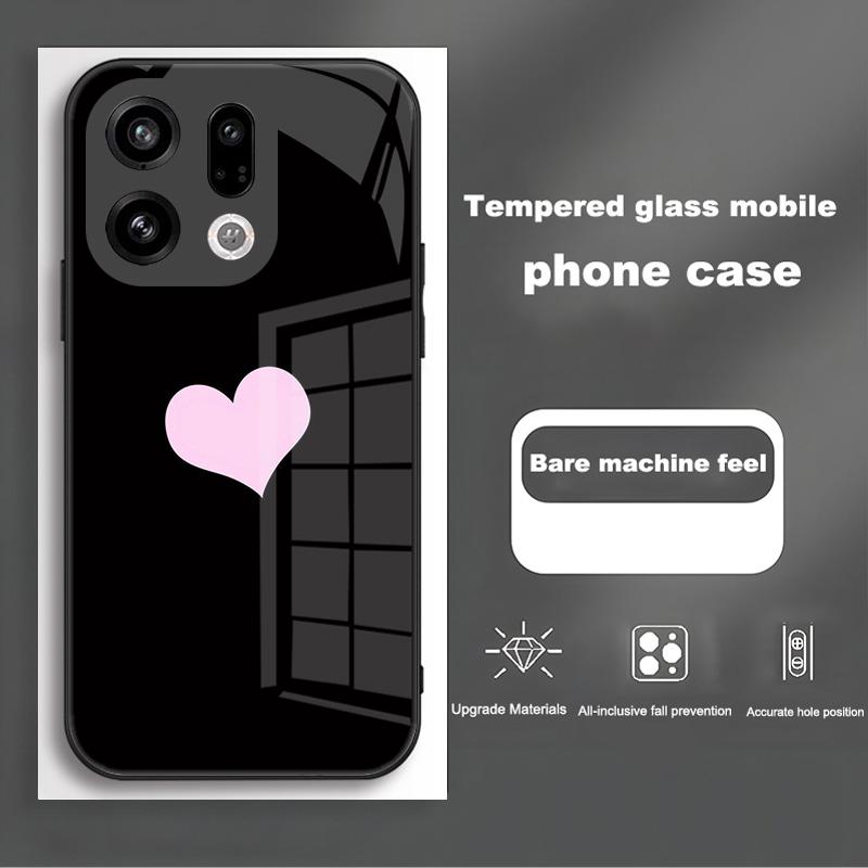 Tempered Glass Phone Case For OPPO Find X9 X9Pro 5G Fashion Shockproof Hard Back Cover For OPPO FindX9 X 9 Pro Protective Capa