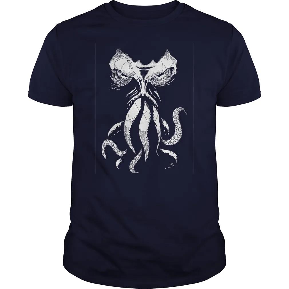 Mythological Novels Cthulhu T Shirt New 100 Cotton Short Sleeve ONeck Casual Tshirts Loose Top Size S3XL