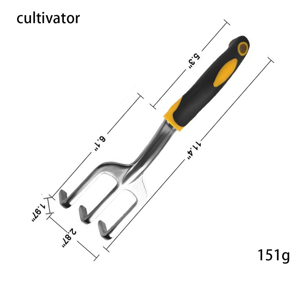 Gartengerät Handkelle Rechen Kultivator Unkrautstecher Werkzeuge Mit Ergonomischem Griff Garten Rasen Ackerland Umpflanzen Gartenarbeit Bonsai Werkzeug