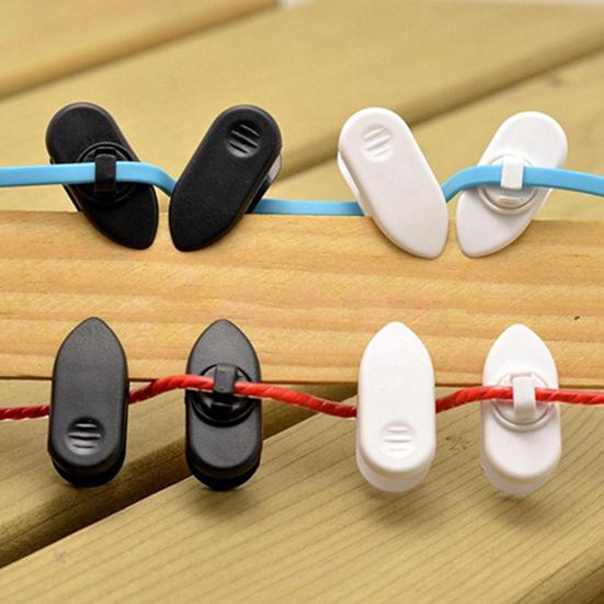 10 ks otočný klip na klopu pro kabel mikrofonu nebo sluchátek
