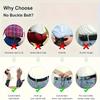 1PC Invisible Belt, Lazy Elastic Belt, Women's Adjustment Buckle, Men's Elastic Jeans, Belt Waistband, Tightened Waist Without Trace